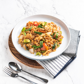 Time 4 Thai Currambine, Perth - Pad khee mao (noodles with chilli basil sauce)